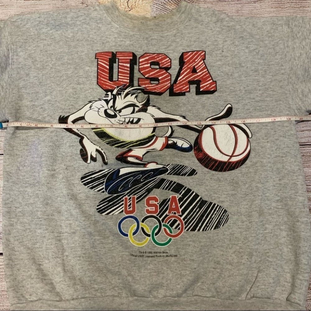 Vintage USA Olympic Tasmanian Devil Sweatshirt - Picture 10 of 15